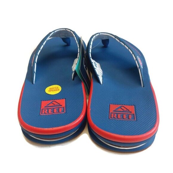 REEF Fanning X MLB Chicago Cubs Bottle Opener Sandals Mens Size 11 Womens 13 - Picture 7 of 12